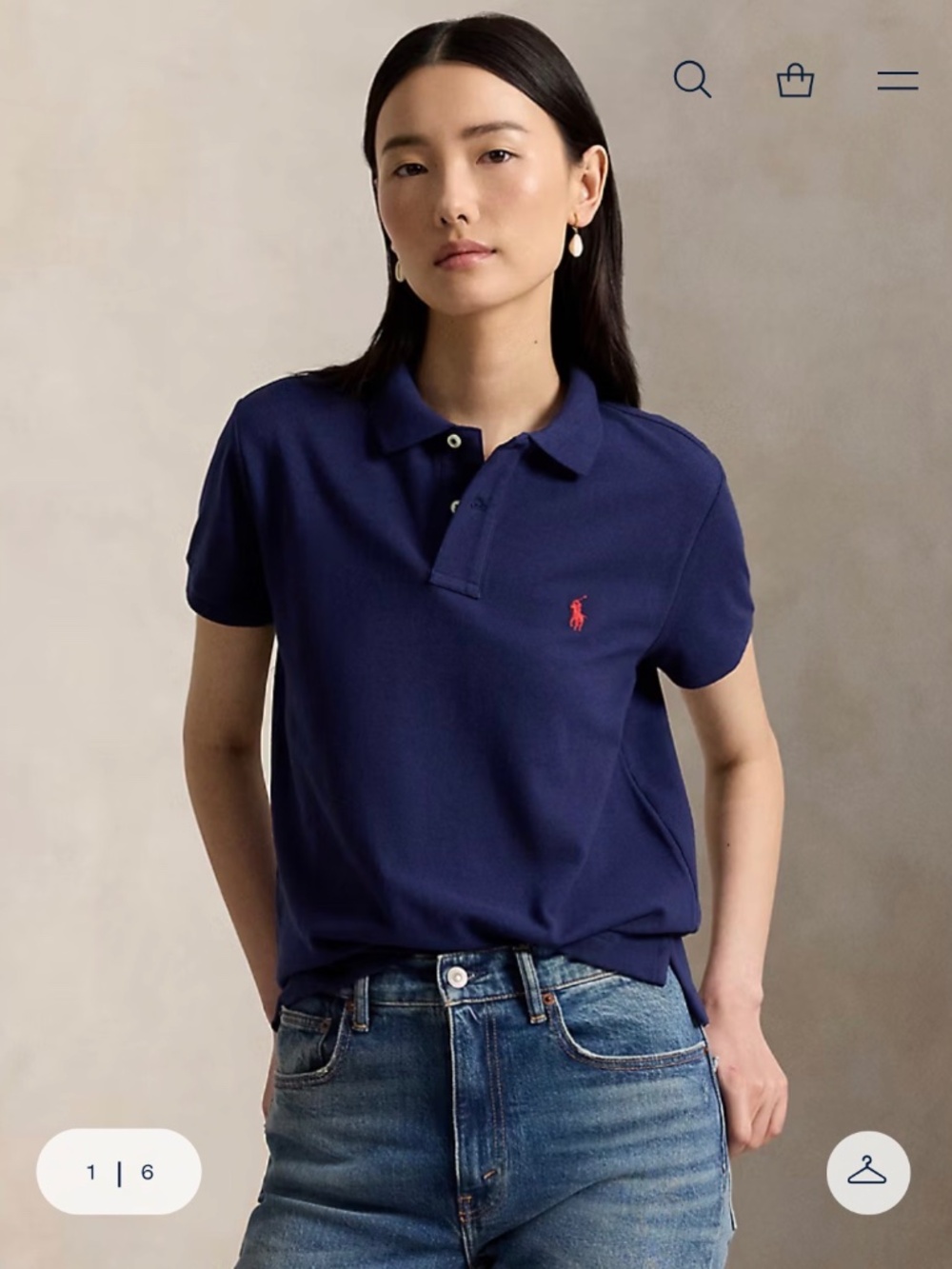 Iconic Classic Fit Mesh Polo Shirt Polo Ralph Lauren